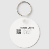 folgen Sie uns facebook Benutzername Social Media  Schlüsselanhänger (Rückseite)