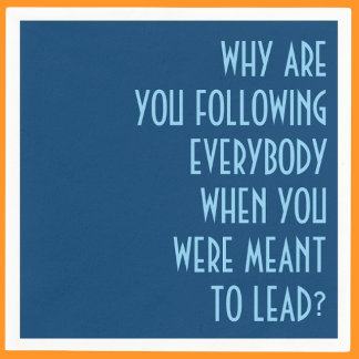 Folgen Sie x Blei Serviette