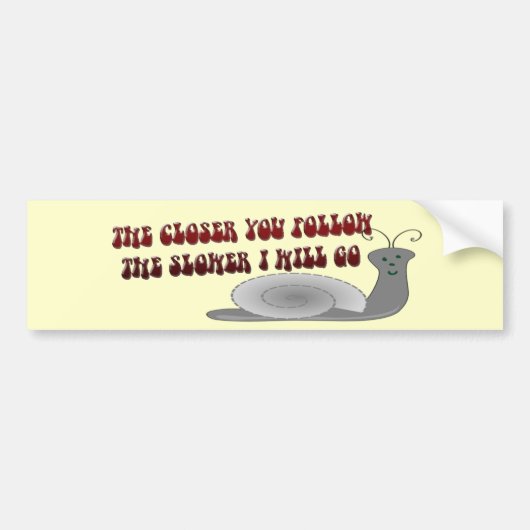 FOLGEN SIE ZU NAHES AUTOAUFKLEBER (Vorne)