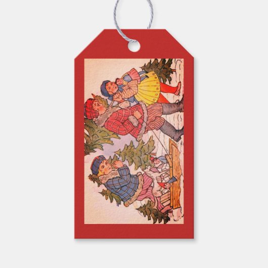 FOLGENDE ART CHRISTMAS Geschenkmarke Geschenkanhänger (Vorderseite)