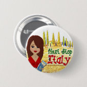 Folgender Enditalien-Knopf Button (Vorne & Hinten)