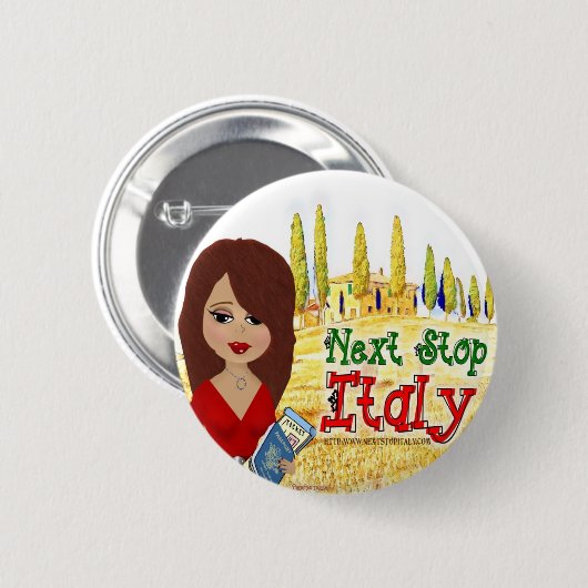 Folgender Enditalien-Knopf Button (Vorne & Hinten)