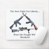 Folgender Kampf für Freiheit Mousepad (Mit Mouse)