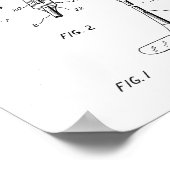 FOLGENDES GOLF CLUB PATENT - Poster (Ecke)