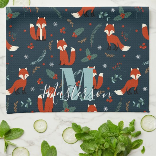 Folgenfuchs-Süssen Personalisiert Geschirrtuch (Gefaltet)