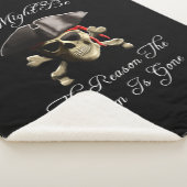 Folgern der Rum ist gegangener Piraten-Schädel Sherpadecke (3/4)