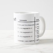 Folglich der Beweis Jumbo-Tasse (Vorderseite Rechts)