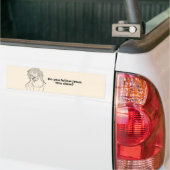 Folgst du Jesus so nah? Funny Bumper Autoaufkleber (Auf Lkw)