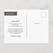 Folgte unserem heroischen Foto Ankündigungspostkarte (Rückseite)