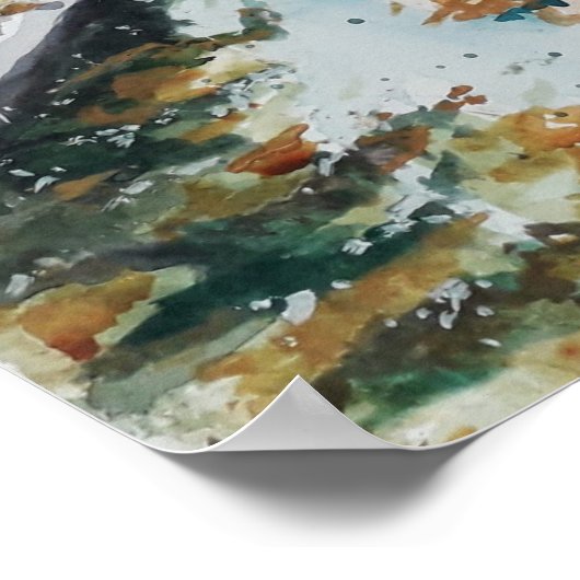 Folhas caídas poster (Ecke)