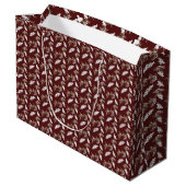 Folhas de Outono Große Geschenktüte (Rückseite Schrägansicht)
