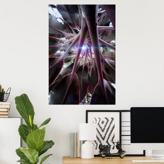 folhas roxas poster (Heimbüro)