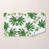 Folhas Verdes Badhandtuch Set (Handtuch)