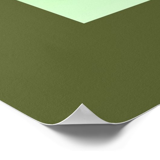 Folhas Verdes Poster (Ecke)