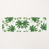 Folhas Verdes Yogamatte (Vorderseite (Horizontal))