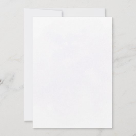 Foliage Blasslavender Splash Wedding Einladung (Rückseite)