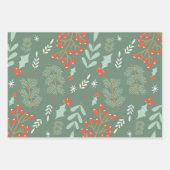 Foliage Blätter Berries Sternmuster (Vorderseite 3)