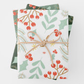 Foliage Blätter Berries Sternmuster (Beispiel)