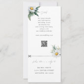 Foliage Blätter Hochzeit laden wir uAwg angefügt Einladung (Rückseite)