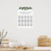 Foliage-Blätter-Seekarte Poster (Küche)