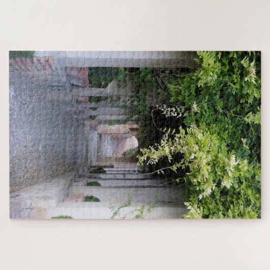 Foliage Covered Walkway, Spanien Puzzle (Horizontal)