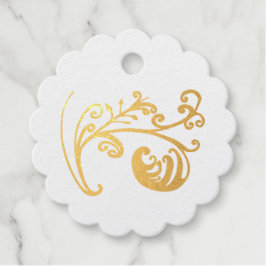 Foliage Doodle Geschenkanhänger