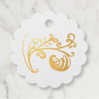 Foliage Doodle Geschenkanhänger