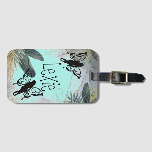 Foliage Fantasy Fairies Gepäckanhänger (Vorderseite (Horizontal))