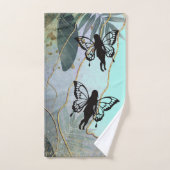 Foliage Fantasy Faiys Personalisiert Badhandtuch Set (Handtuch)