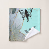 Foliage Fantasy Faiys Personalisiert Badhandtuch Set (Waschlappen)