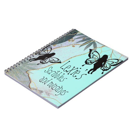 Foliage Fantasy Faiys Personalisiert Notizblock (Linke Seite)