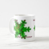 Foliage Frohe Weihnachts-Tasse Kaffeetasse (Vorderseite Links)