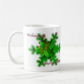 Foliage Frohe Weihnachts-Tasse Kaffeetasse (Links)
