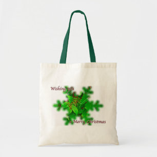 Foliage Frohe Weihnachts-Tote-Tasche Tragetasche