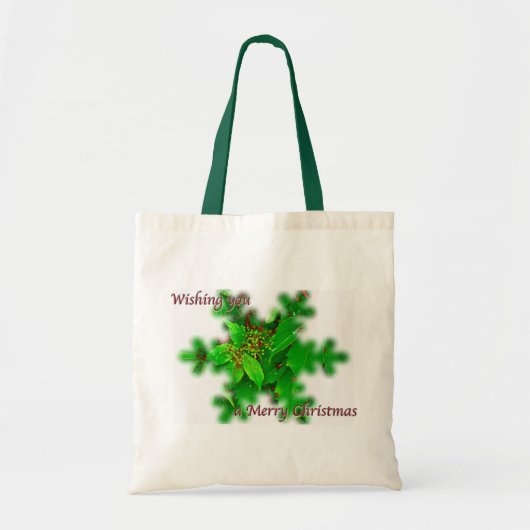 Foliage Frohe Weihnachts-Tote-Tasche Tragetasche (Vorne)