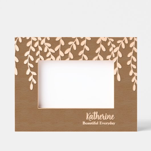 Foliage Geätzte Rahmen (Vorderseite)