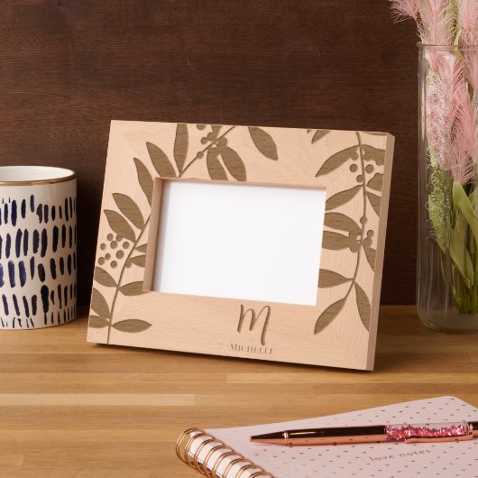 Foliage Geätzte Rahmen (Links)