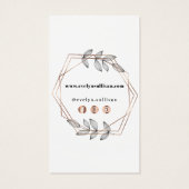 Foliage geometrische Rahmen-Beilage (Rückseite)