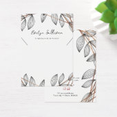 Foliage geometrische Rahmen-Halskette-Grafikkarte (Schreibtisch)