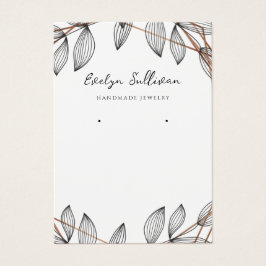 Foliage geometrische Schmuckkarte