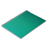 Foliage Green Gradient Foto Notebook Notizblock (Linke Seite)