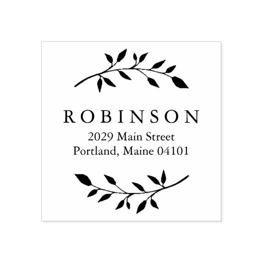 Foliage Gummistempel (Prägung)