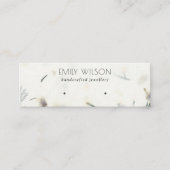 Foliage-Handgemachte Textur Ofendarstellung Mini Visitenkarte (Vorderseite)