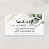 Foliage Honeymoon Fund anstelle von Geschenken Begleitkarte (Vorderseite)