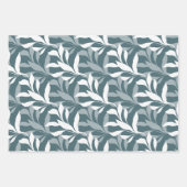 Foliage in Grace Layered Organic Silhouettes Sage Geschenkpapier Set (Vorderseite)