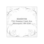 Foliage Ivy Rücksendeadresse Gummistempel (Prägung)