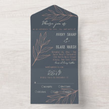 Foliage Leaf Line Art Holzkohle, Creme & Pink Boho