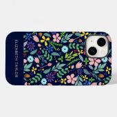 Foliage Modern floral Case-Mate iPhone Hülle (Rückseite (Horizontal))