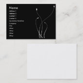 Foliage Mono | Visitenkarte (Vorne/Hinten)
