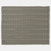 Foliage Monstera Fleece Blanket (Vorderseite (Horizontal))